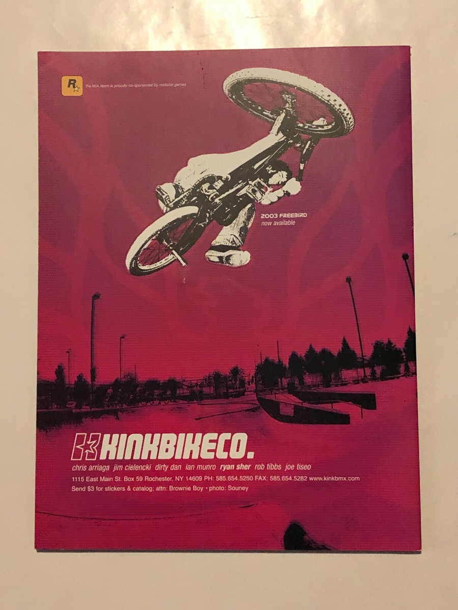 Ride BMX Magazine April 2003 - Props Mega Tour - Access BMX Road