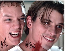 Matthew Lillard & Skeet Ulrich signed 11x14 Photo Stu Billy Scream Beckett