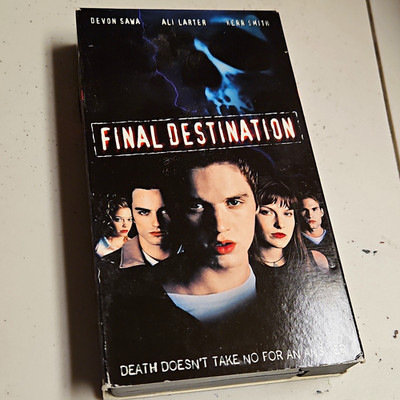 New Line Home Video Final Destination VHS 2000 R Horror Thriller NTSC Cult