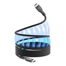 Statik MagStack Pro USB C to C Cable, Magnetic Type C Charger 3FT, Black