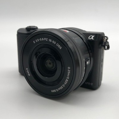 Sony Alpha A5100 Mirrorless Camera Black + Lens E PZ 16-50mm f/3.5