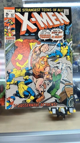 X-MEN # 67 -1970 -Juggernaut Origin Marvel Comic Book Bronze Age Reprint Vintage
