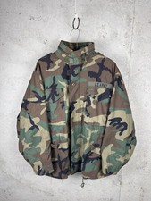 Vintage m65 Woodland Camo U.S. Army Cold Weather Field Coat Size Medium - Short