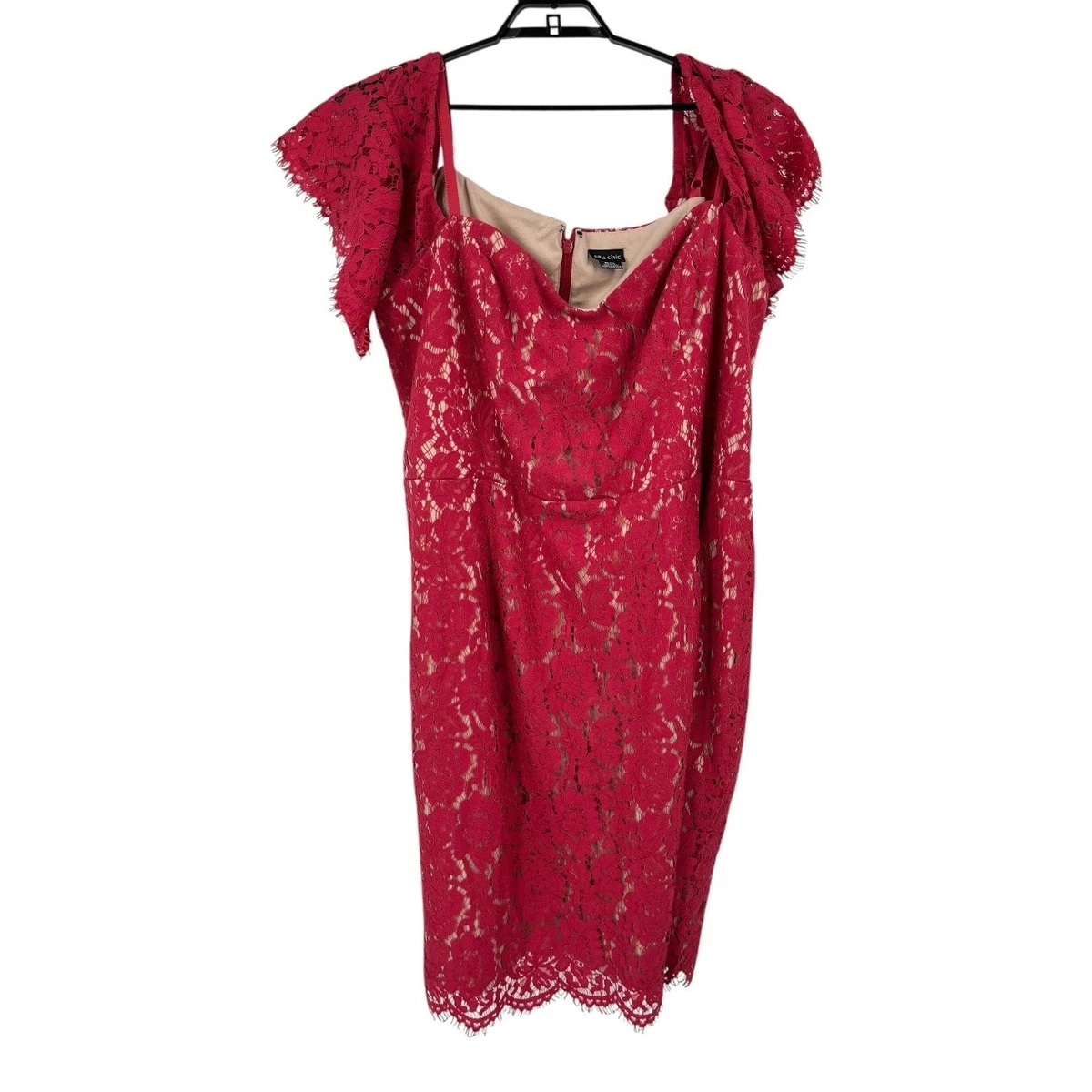 City Chic Red Lace Dresses for Women for sale | eBay