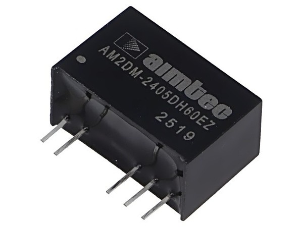 AM2DM-2405DH60EZ Wandler: Dc/Dc 2W Ueing: 21,6-26,4VDC Uausg: -5VDC Uausg2: 5VDC-image
