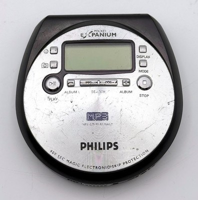 Philips Pocket eXpanium MP3 CD Mini Player (EXP431 /17) *PARTS/REPAIR* AS-IS HTF