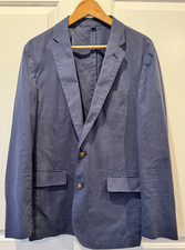 J. Crew Ludlow Somelos Blazer Men s Blue Cott...
