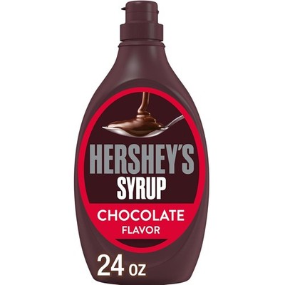 HERSHEY'S Chocolate Syrup Bottle, 24 oz (Pack of 1)