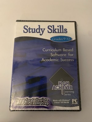 New Pc Treasures High Achiever Study Skills Sealed