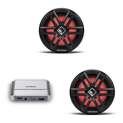 Rockford 2 M2D2-10SB-G2 10'' Color Optix Sealed marine sub DVC (2Ω) with PM100...
