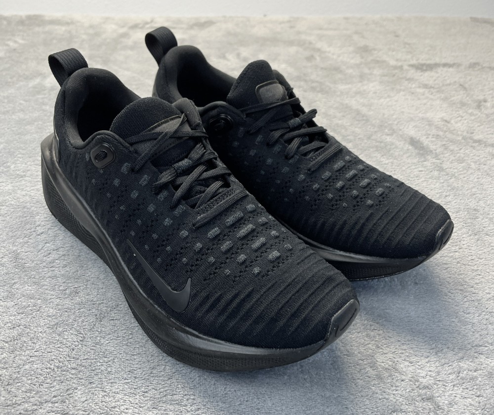 Nike ReactX Infinity Run 4 Black Anthracite Men 9.5 Running Shoes DR2665-004