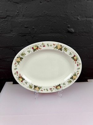 Royal Doulton Miramont T.C. 1022 ovale Schnitz Servierplatte Platte 34 cm breit