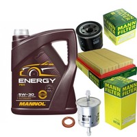 Mann Inspektionspaket 5L Mannol Energy 5W-30 FüR Nissan 200 SX 2.0I 16V Turbo