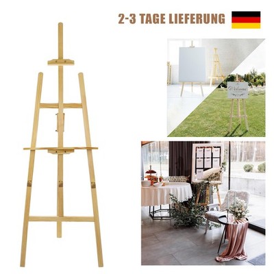 Staffelei Holz groß 175 cm 150cm  für Kinder und Erwachsene Kiefernholz Neu