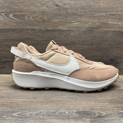 Nike Waffle Debut Shoes Women Size 10 Athletic Sneaker Particle Pink suede