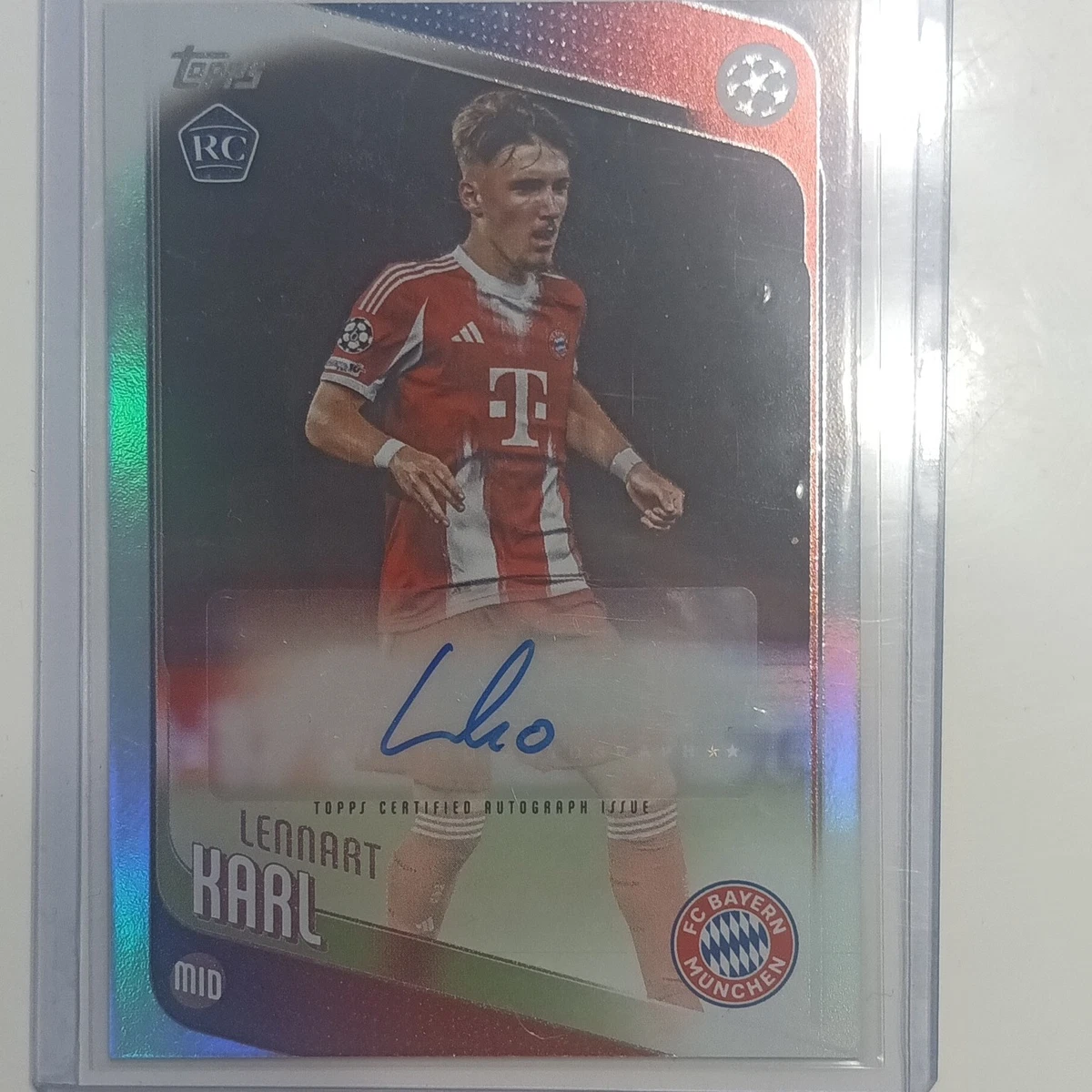 Soccer Bayern Munich Autographed Sports Trading Cards