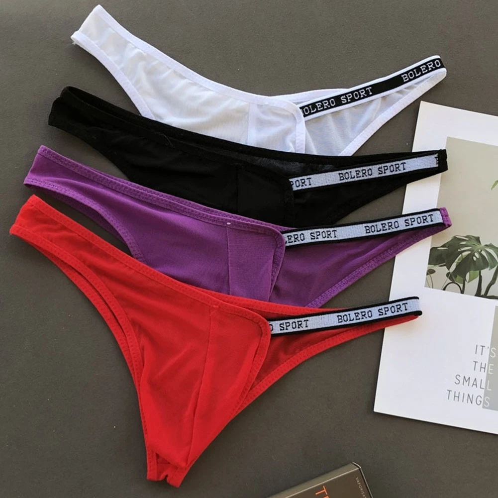 Perizoma Uomo G-String Intimo Sportivo Traspirante, Taglie M-3XL, Design Sexy