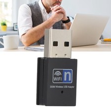 300M Mini USB WIFI Adapter Wireless Receiver NetCard For Laptops PC