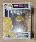Funko POP! Marvel First 10 Years Captain America Gold #377 Vinyl Figure