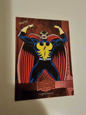 2024 Marvel SkyBox Metal Universe Avengers Nighthawk # 163 Copper Parallel 