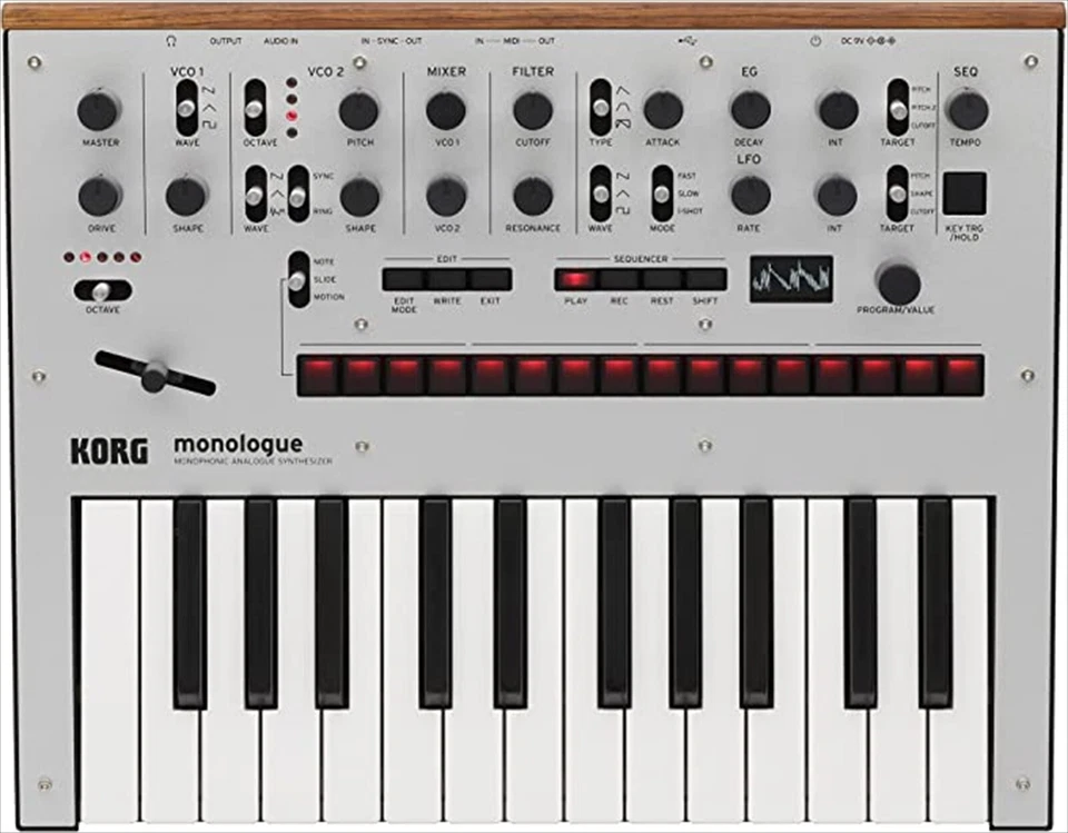 KORG Monophonic analog Synthesizer MONOLOGUE-SV monologue silver - Image 2 of 4