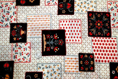 1 Yd Hearts Crazy Patchwork Dutch Floral Sewing Fabric Fashion Craft Cotton