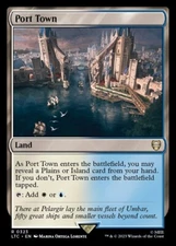 Port Town 0323 Non Foil Rare LOTR Commander MTG Near Mint