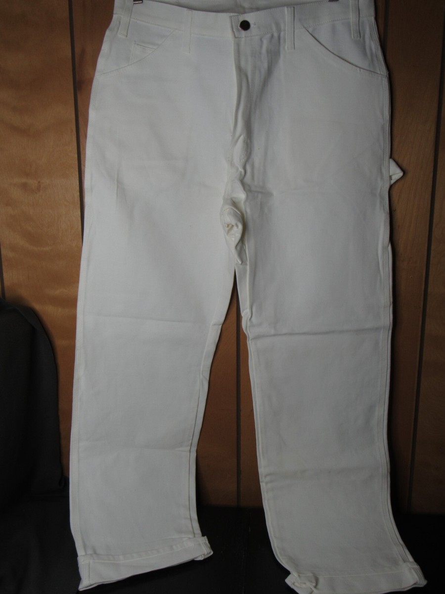 90s〜 Dickies × Duron Paint White Painter Vintage Dickies x Duron White Size 36x34 Carpenter Painters