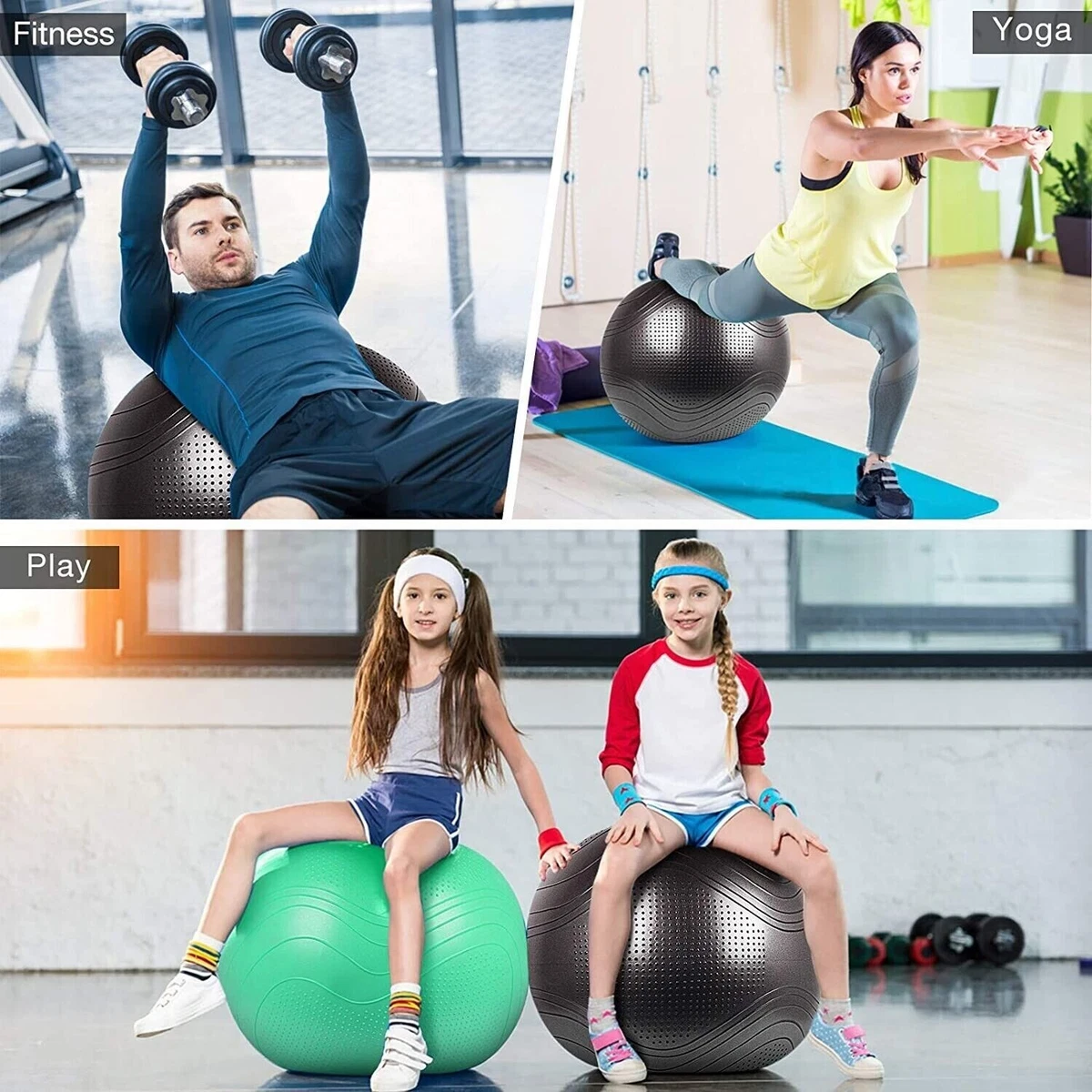 Gruper Exercise Yoga Swiss Ball Gym Fitness Pregnancy Birthing