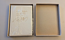 Vintage 1940 "Our Baby's Memory Book" With Gold Trim Pages In Original Box 9"x7"