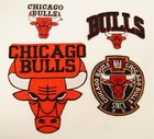 LOT OF 4 CHICAGO BULLS Team Logo Patches D1733 CONSIGN BIN — photo 1