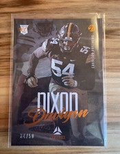 2021 Panini Luminance - Rookie Orange #142 Daviyon Nixon /50 (RC)