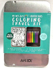 Mini Art 101 Coloring Travel Kit  Brand New 