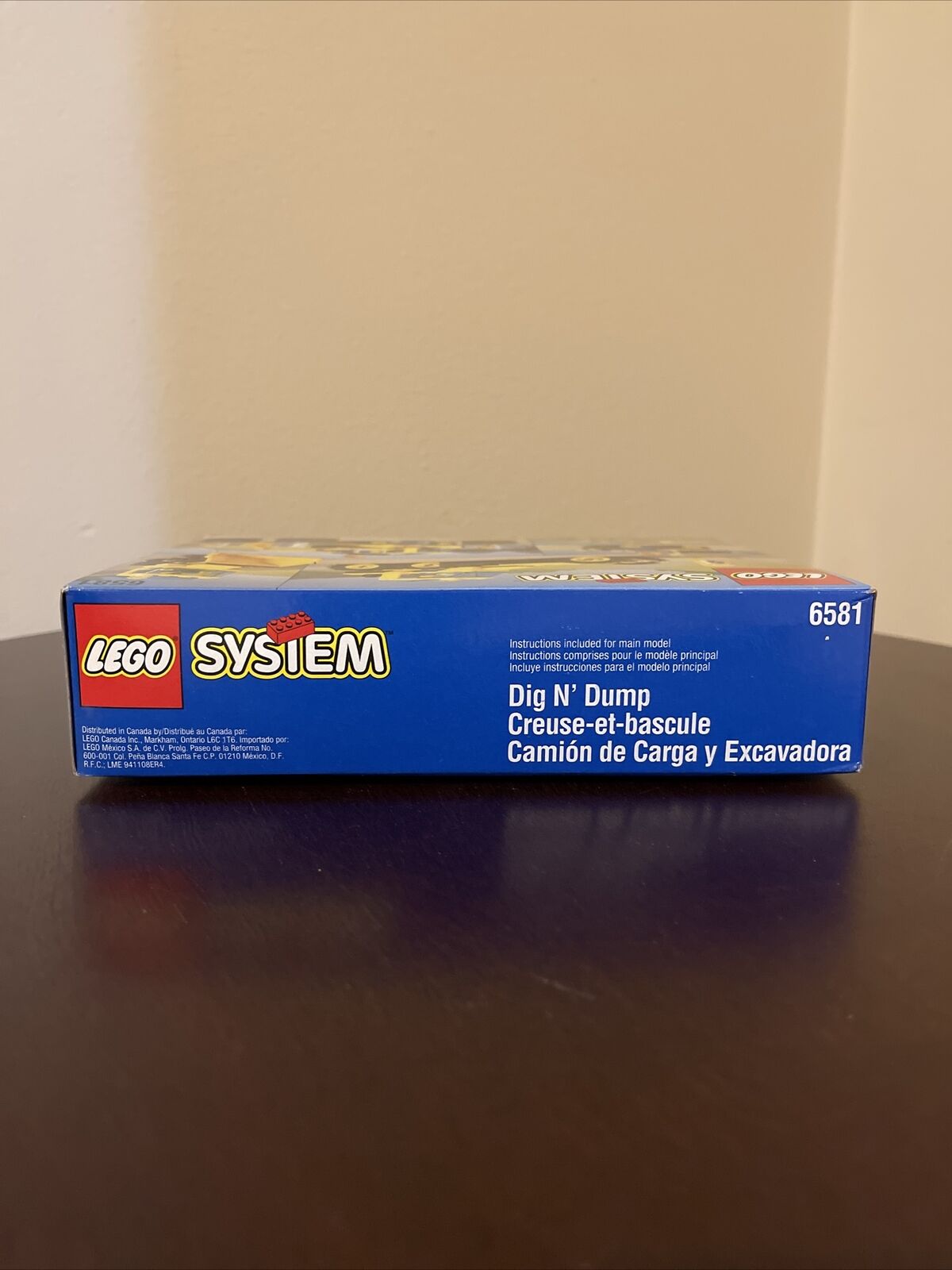 Vintage Lego System Construction Dig N' Dump #6581 Sealed New 