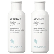 Lot 2pc New Korean INNISFREE Cica Facial Toner Seed Oil K-Beauty 200ml