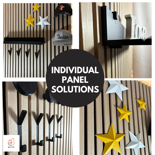 Quick2Install MOSSLANDA 55cm Ikea Halter Akustik Paneele | 12 / 14mm | Garderobe - Bild 9 von 10