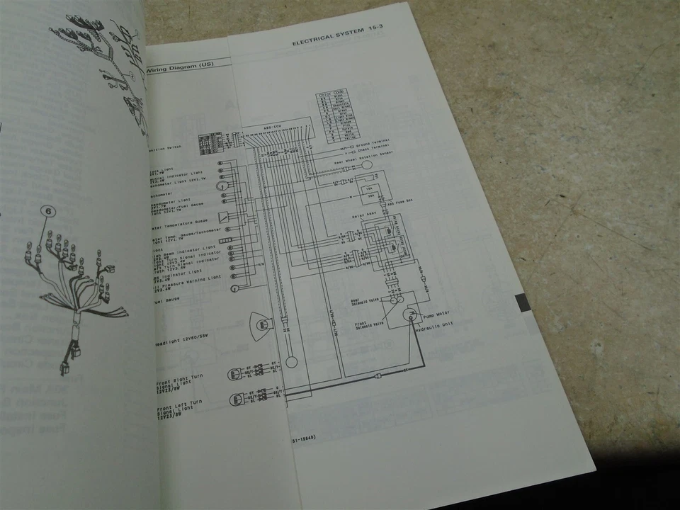Kawasaki 1100 GPZ GPZ1100 1996 manual usado SR-317 Foto 4 de 4