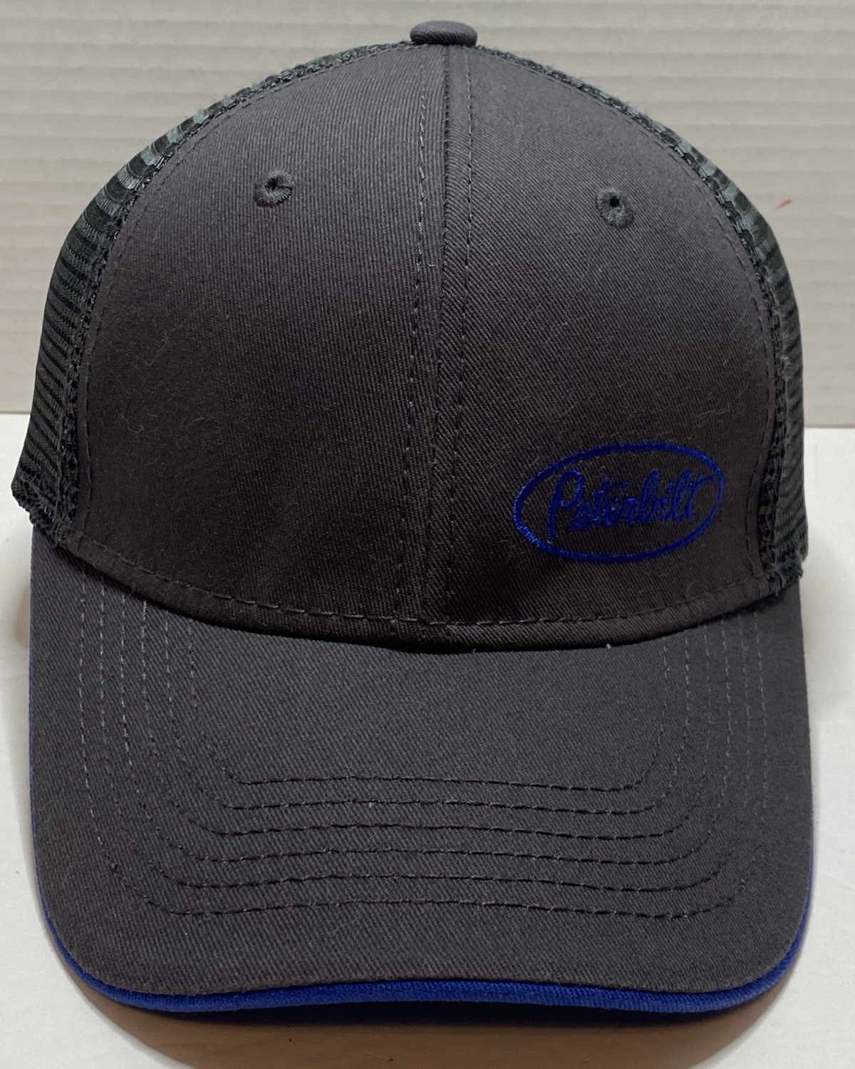 Peterbilt Grey Adjustable Mesh Back Snapback Hat … - image 1