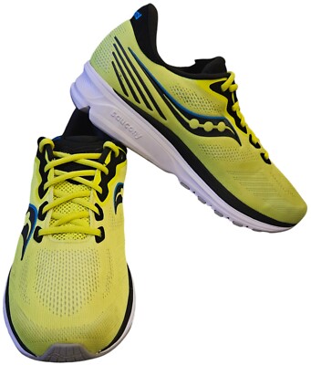 Saucony Ride 14 S20650-55 Men's Size Yellow Running Shoes  Sneakers