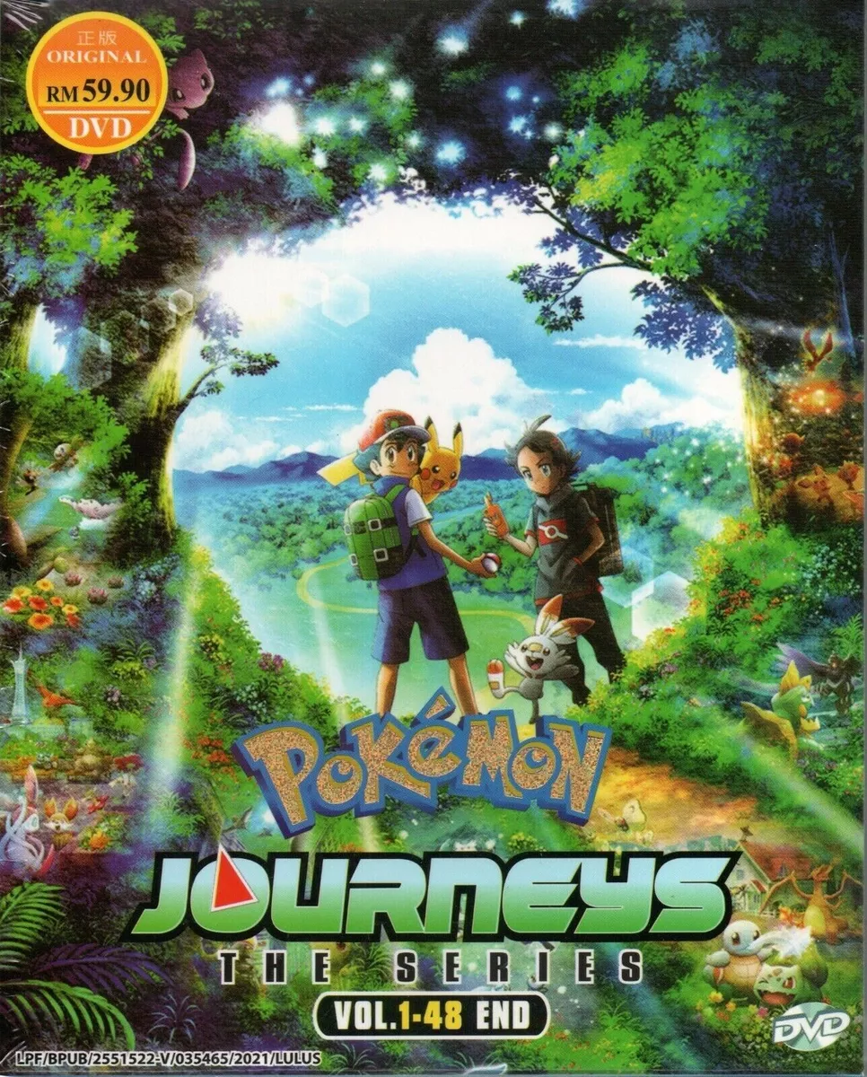 Anime DVD Pokemon Journeys: The Series Vol.1-48 End English Dubbed