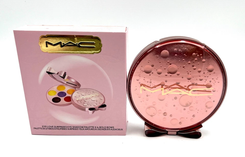 ¡Nuevo! Paleta de sombras de ojos MAC Eye Love Surprises X 6 tonos ~ BOLD BOWS Foto 2 de 4