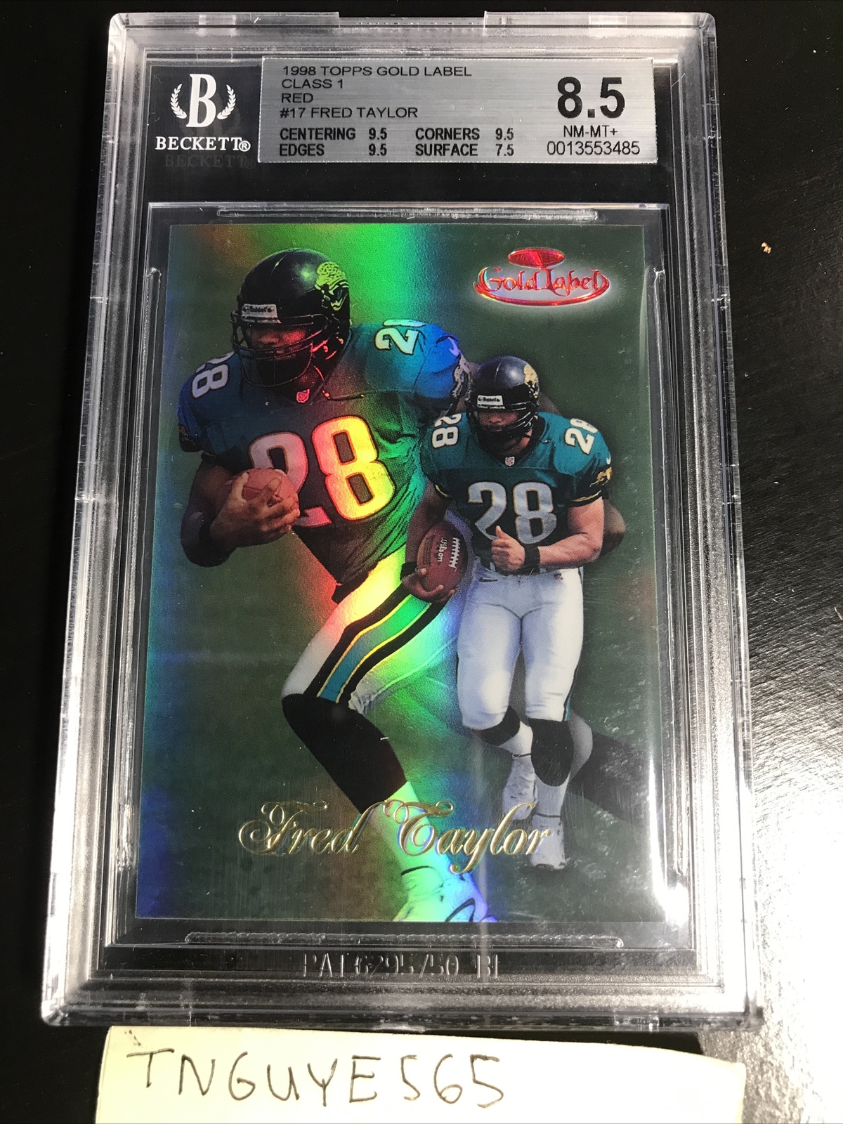 Fred Taylor Topps Gold Label Class 2 #17 Class 2-Red Label