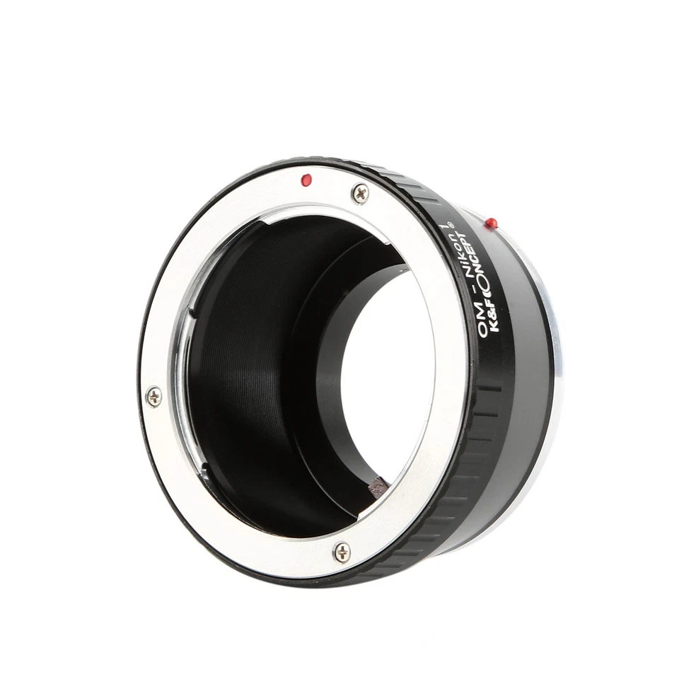 K&F Concept Manual Lens Adapter for Olympus OM Lens to Nikon 1 Camera Body J1 V1 - Image 3 of 4