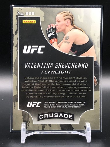2021 Panini Chronicles UFC #239 Valentina Shevchenko - Picture 2 of 2