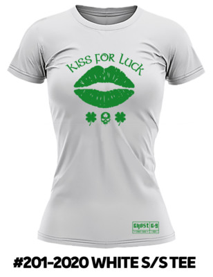 Ghost St. Paddy's Day Women's Kiss For Luck S/S T-Shirt