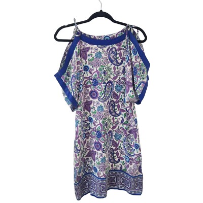 lucky brand silk dress PLEATED MIDI DRESS