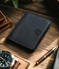 RFID Sheep Leather Slim Front Pocket Wallet Magnetic ID Credit Card Holder