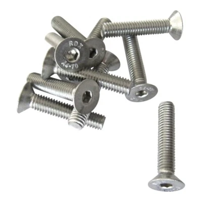 BOAT FITTINGS Countersunk Socket Set Screws 316 Stainless Steel A4 Marine Grade: Freepost