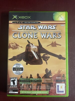 Star Wars The Clone Wars  / Tetris Worlds Combo (Microsoft Xbox, 2003) Complete