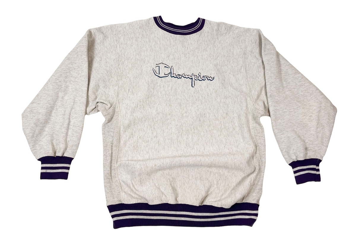 Vintage 90s Champion Reverse Weave Sweatshirt XL Spellout Made In